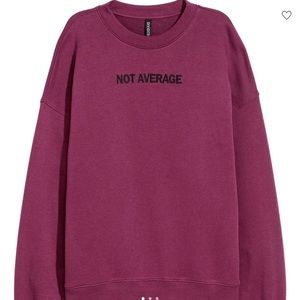 NWT H&M  Ribbon Laced Sweatshirt